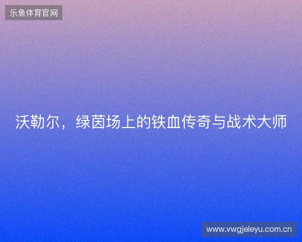 沃勒尔，绿茵场上的铁血传奇与战术大师