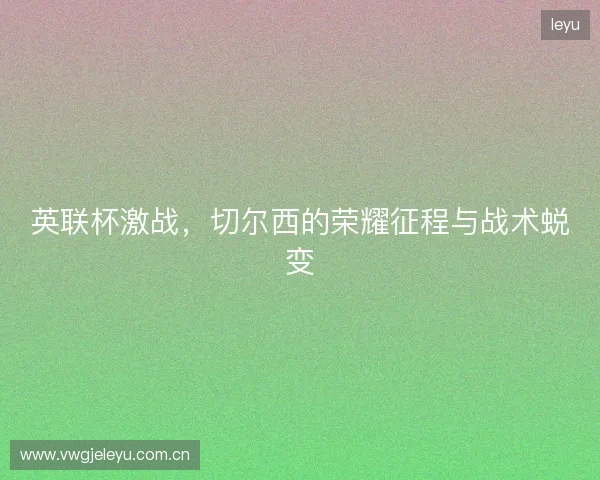 英联杯激战，切尔西的荣耀征程与战术蜕变
